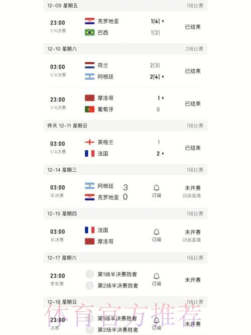 世界杯最新比分及最佳表现分析